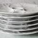 Ensemble de 6 assiettes Pillivuyt porcelaine blanche
