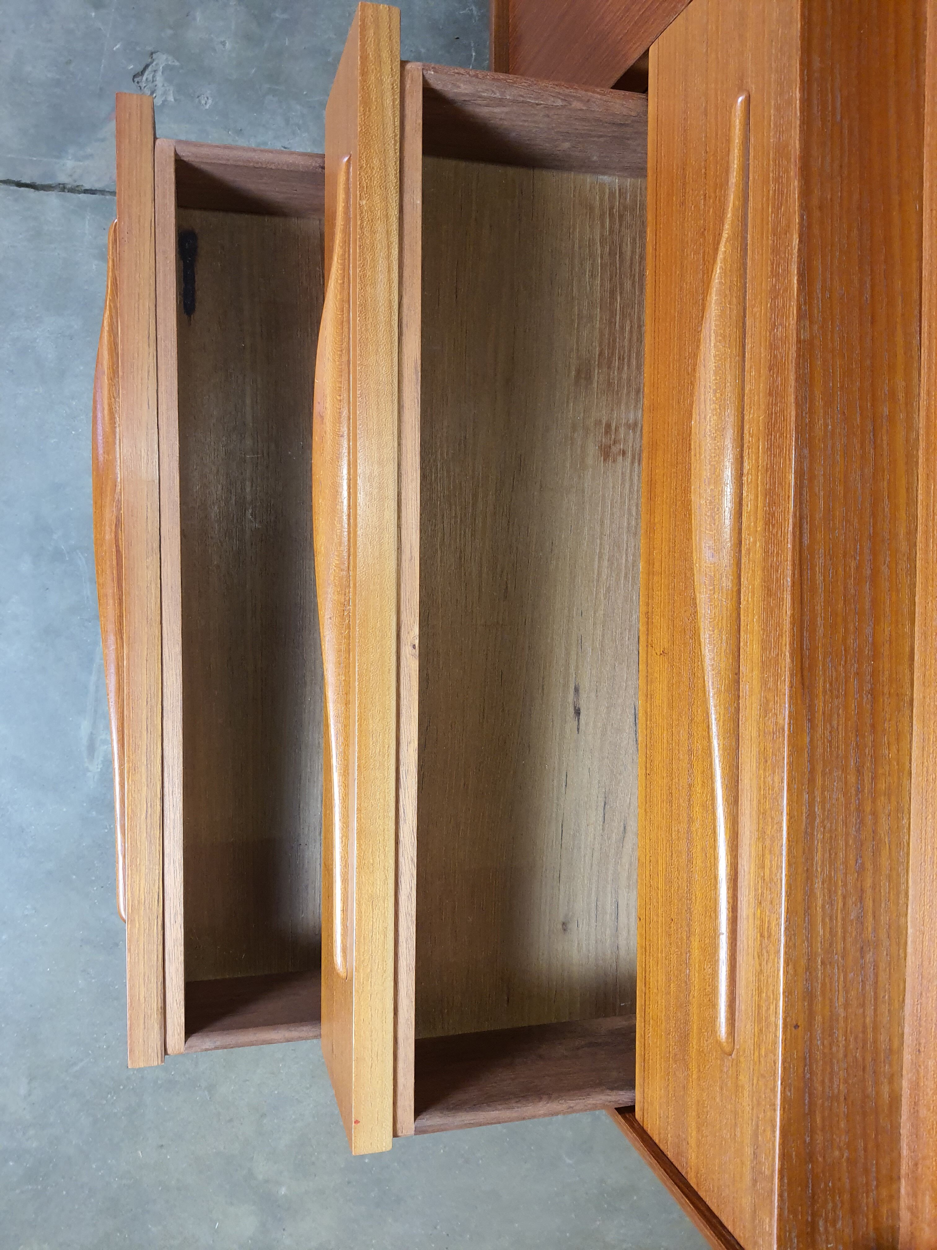 Scandinavian-style vintage buffet