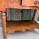 Wood and marble washstand – late 19th century