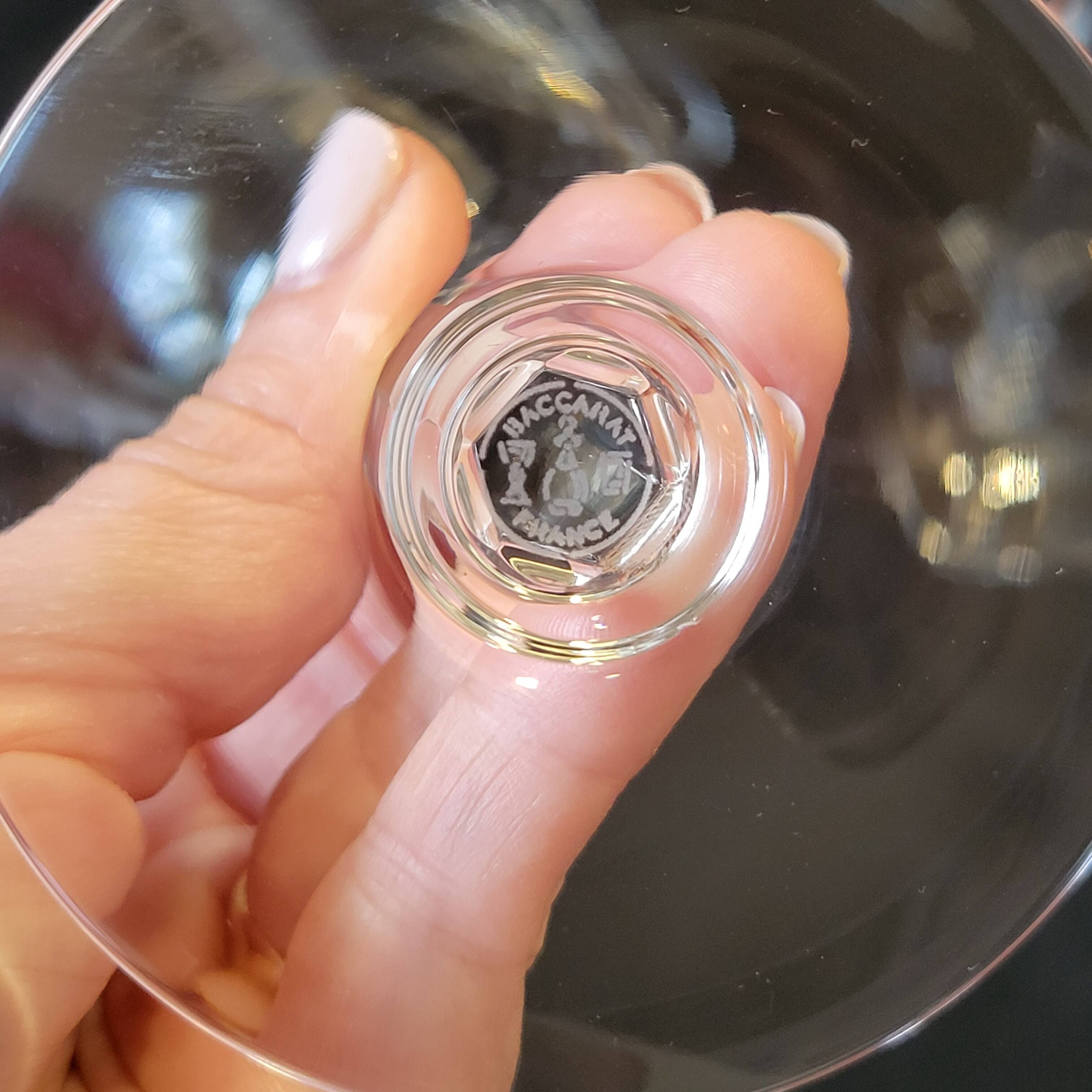 8 Baccarat Coppelia water glasses in perfect condition