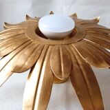 Vintage gold metal ceiling lamp