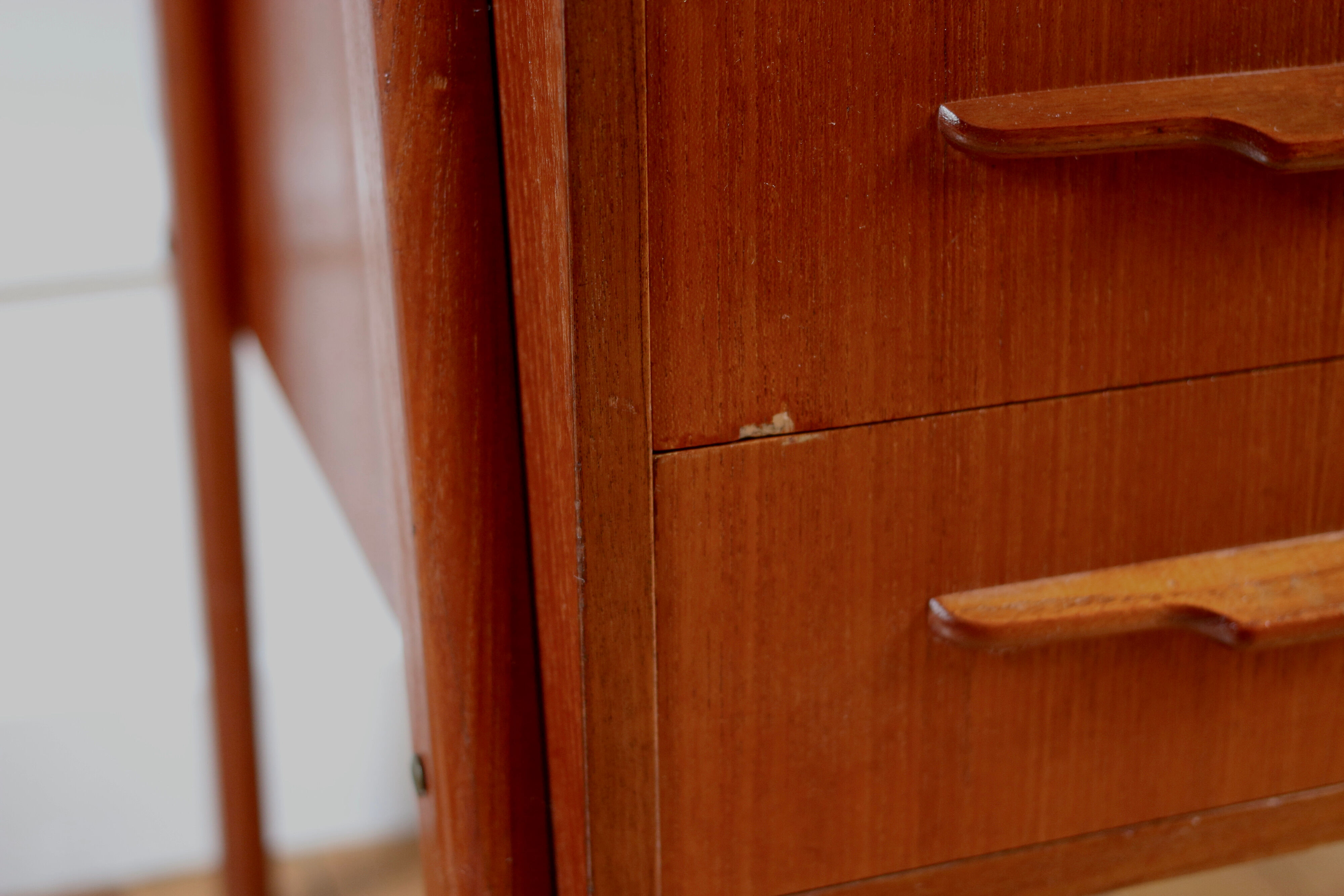 Scandinavian vintage teak desk 1960