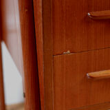 Scandinavian vintage teak desk 1960