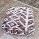 Handmade Berber Kilim pouf, floor cushion