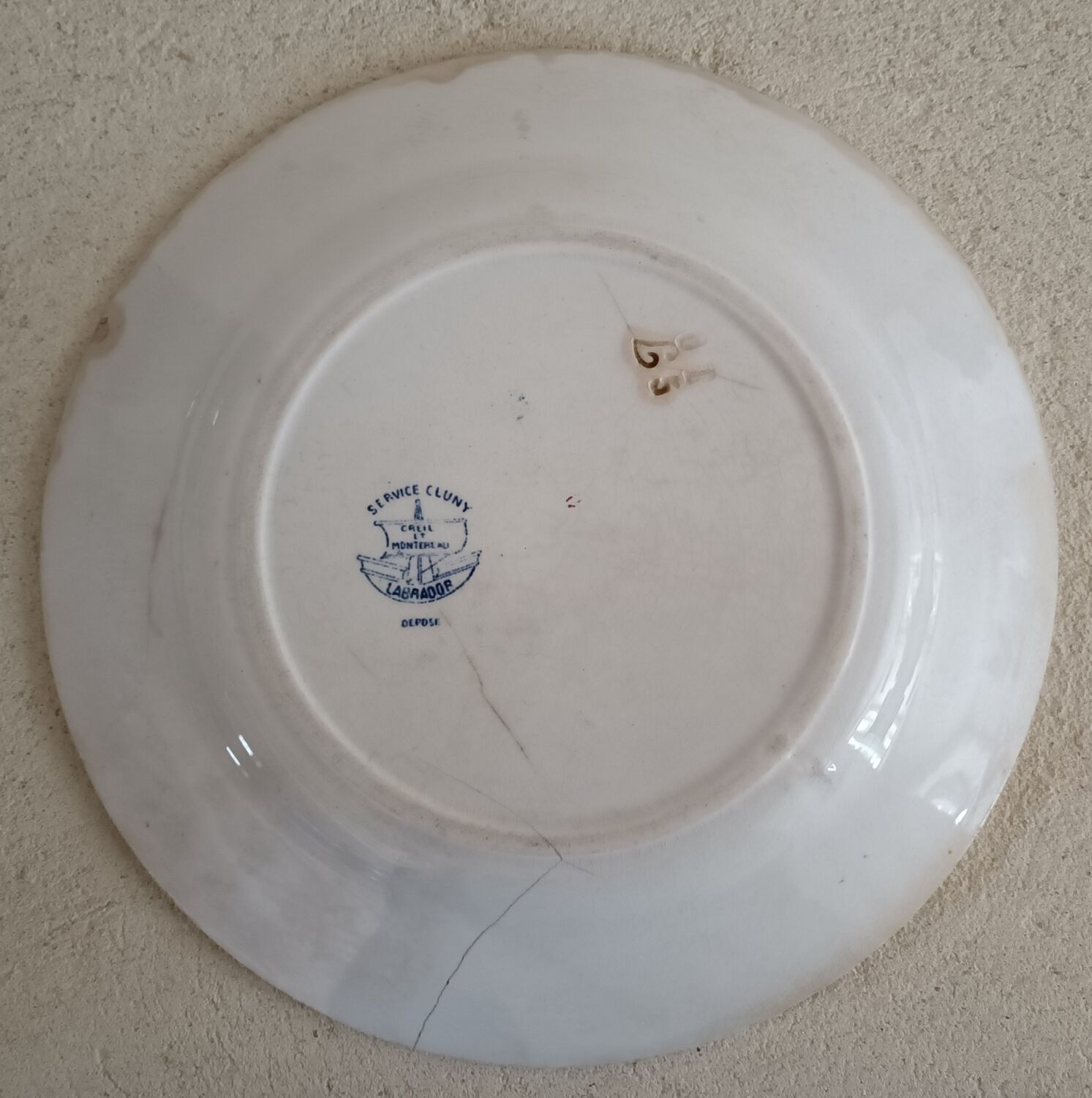 5 plates earth of iron Lunéville