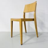 Vintage beech dining chairs, 1980s, set of 8