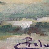 Signed oil on cardboard