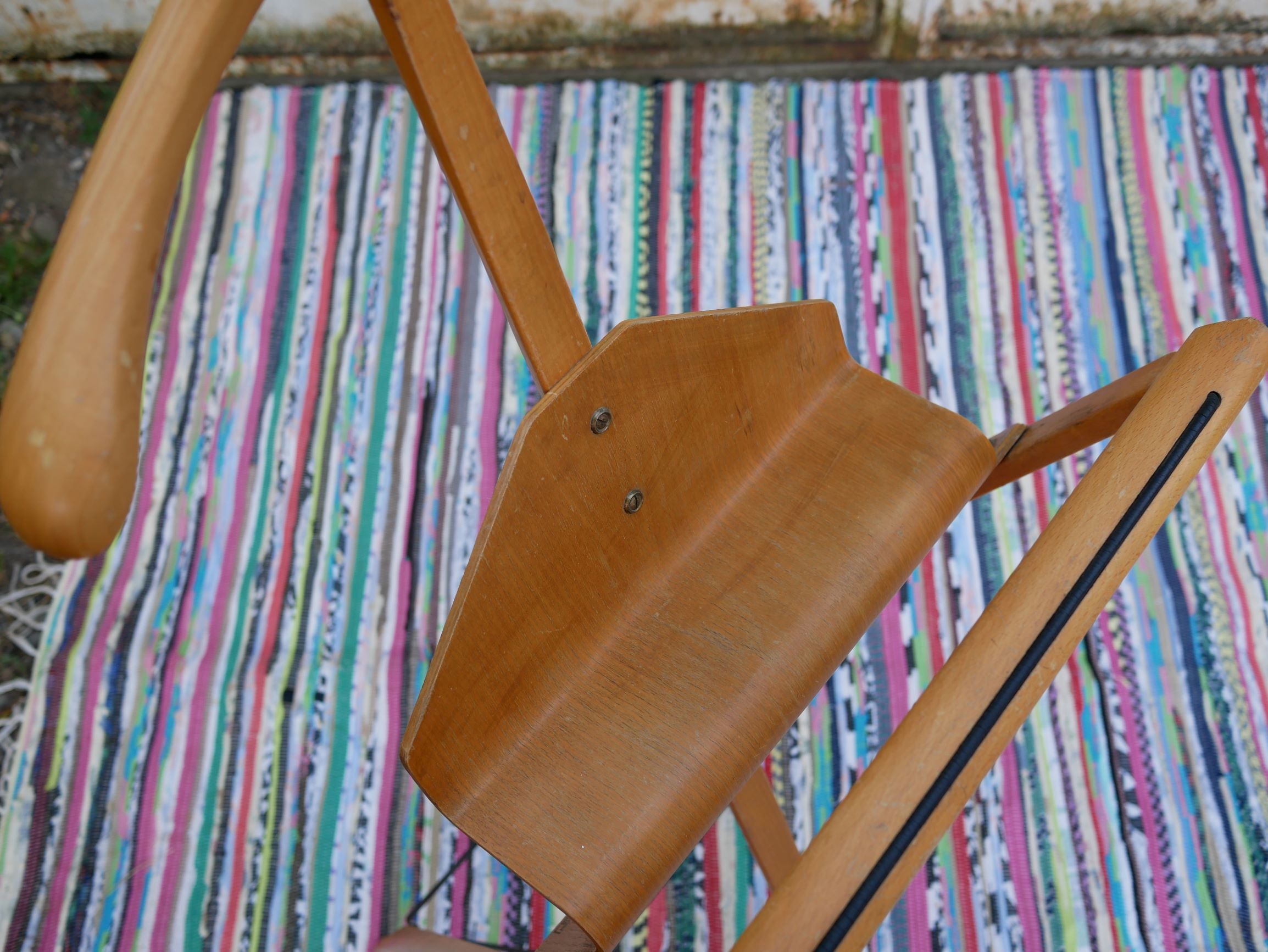 Valet stand by Lucien De Roeck for Bois Manu, 50 years