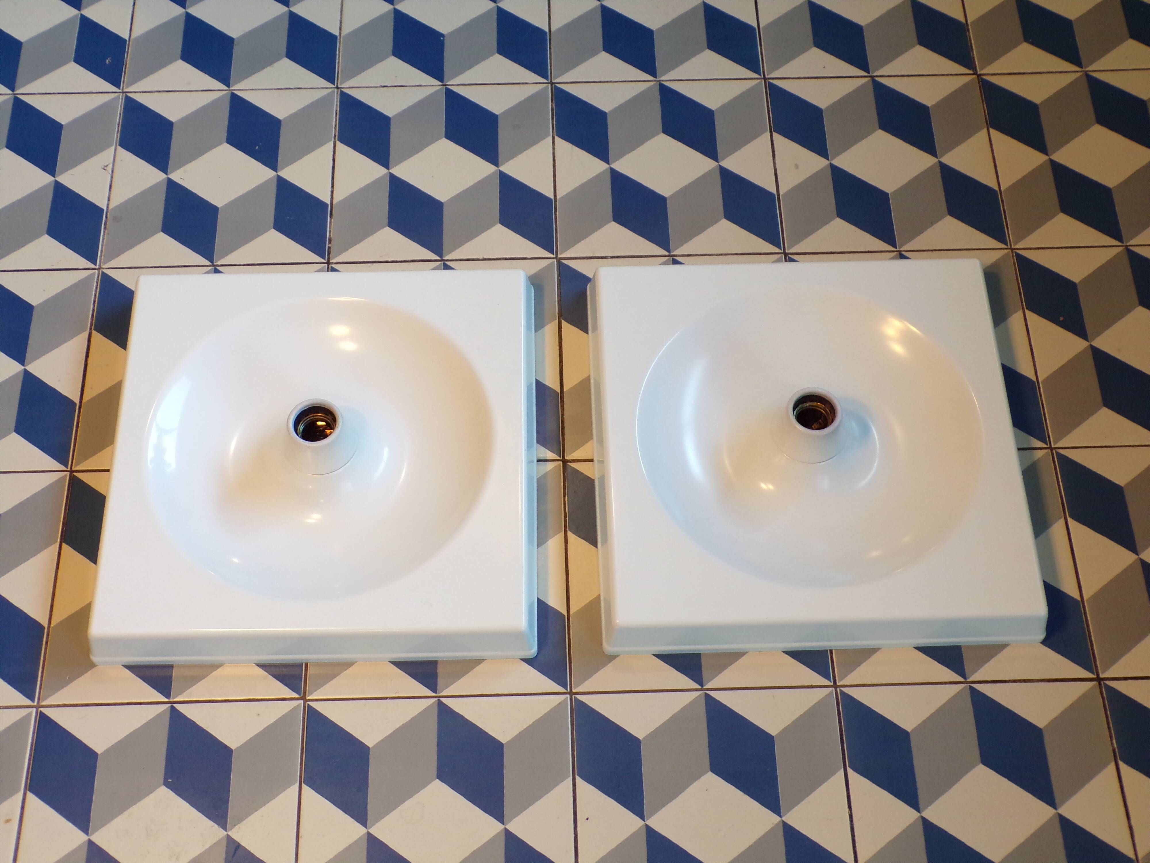 Pair of Quadro wall lights by Schönbuch