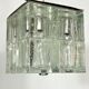 Poliarte, clear Murano glass pendant from 70s
