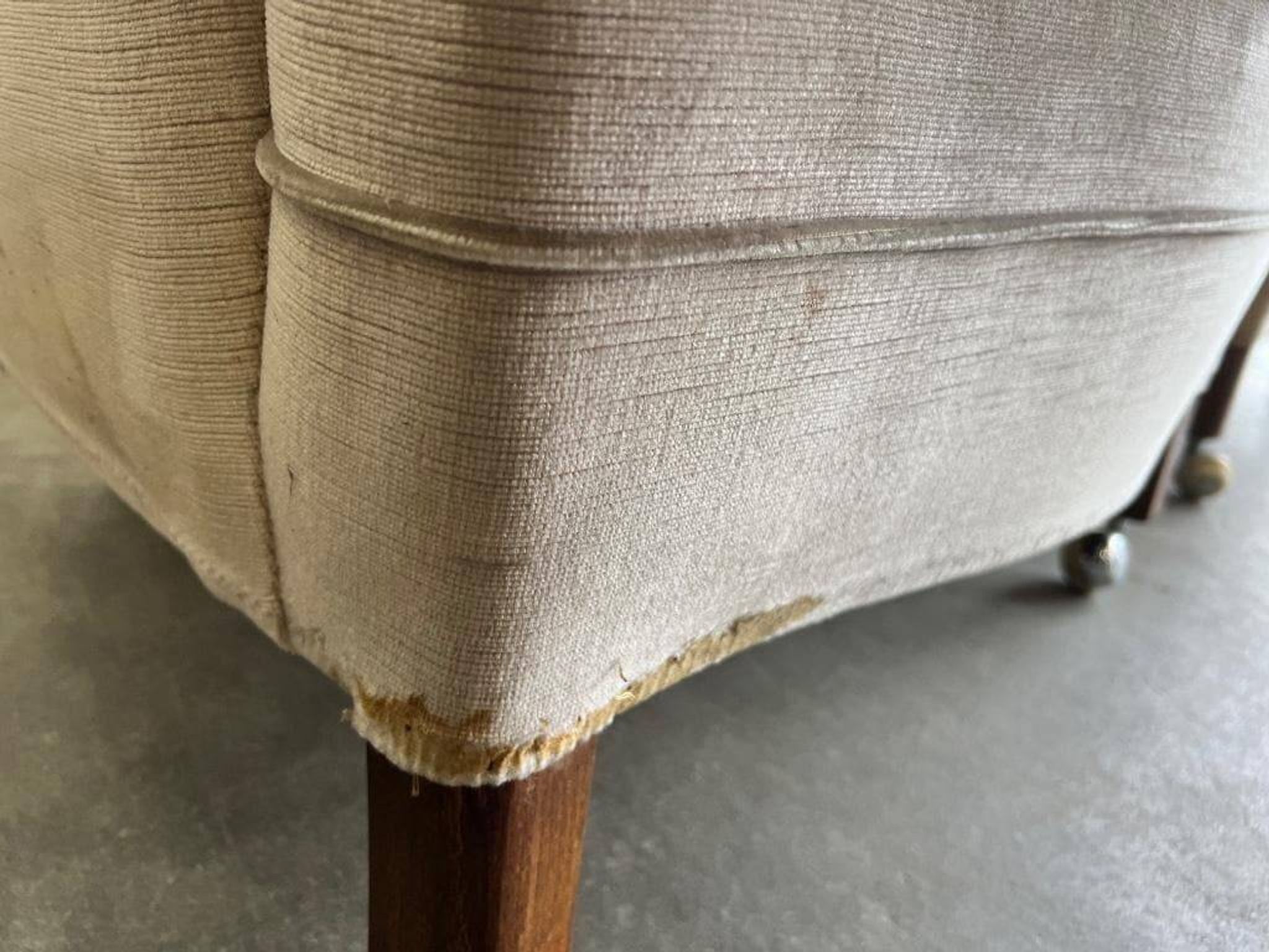 Set de 2 fauteuils vintage écru / fauteuils / fauteuils club
