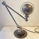 Jieldé desk lamp with 2 arms, 40cm, industrial graphite by Jean Louis Domecq.