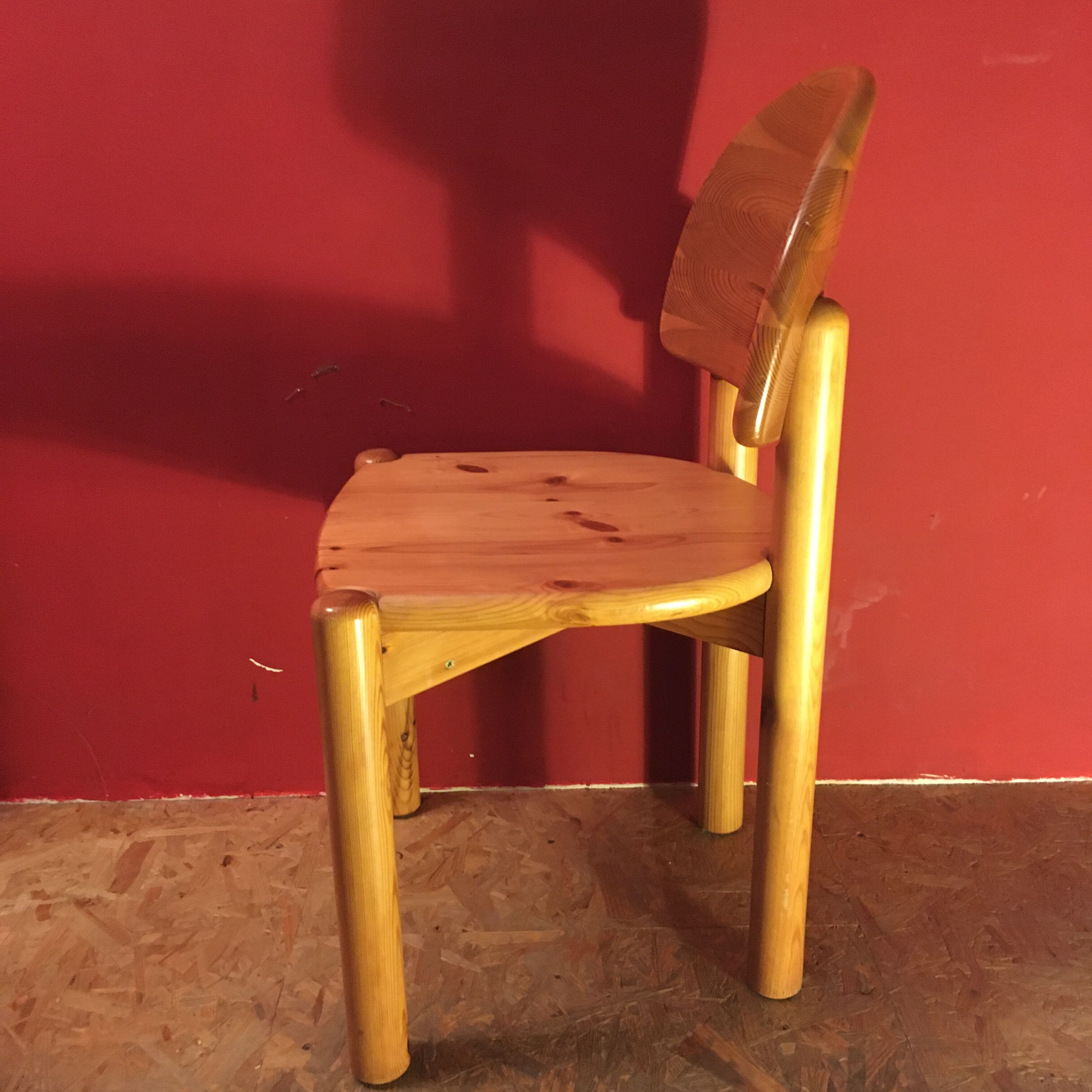 Rainer Daumiller pine wood chair