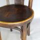 2 stools/bistro chairs, Thonet 1925, with palmette backrest No Baumann