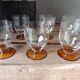Verre à liqueur vintage à facettes