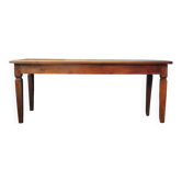 Antique French farmhouse table made of fruitwood