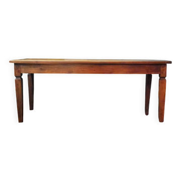 Antique French farmhouse table made of fruitwood