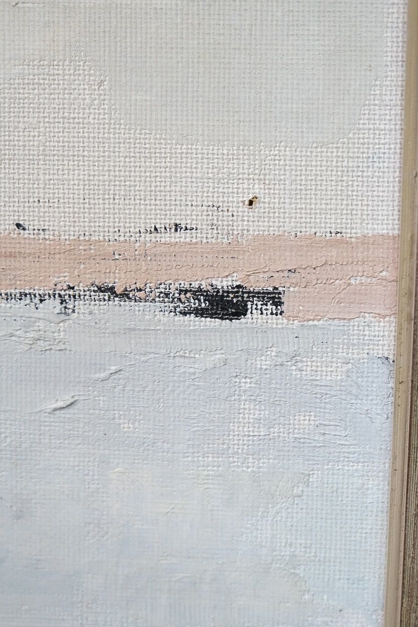 Erik Ström, Swedish Impressionist Painting, Oil on Canvas, Framed, 1962.