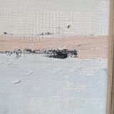 Peinture impressionniste suédoise, Erik Ström, huile sur toile, encadrée, 1962.