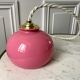 Suspension ball in opaline pink candy 50s