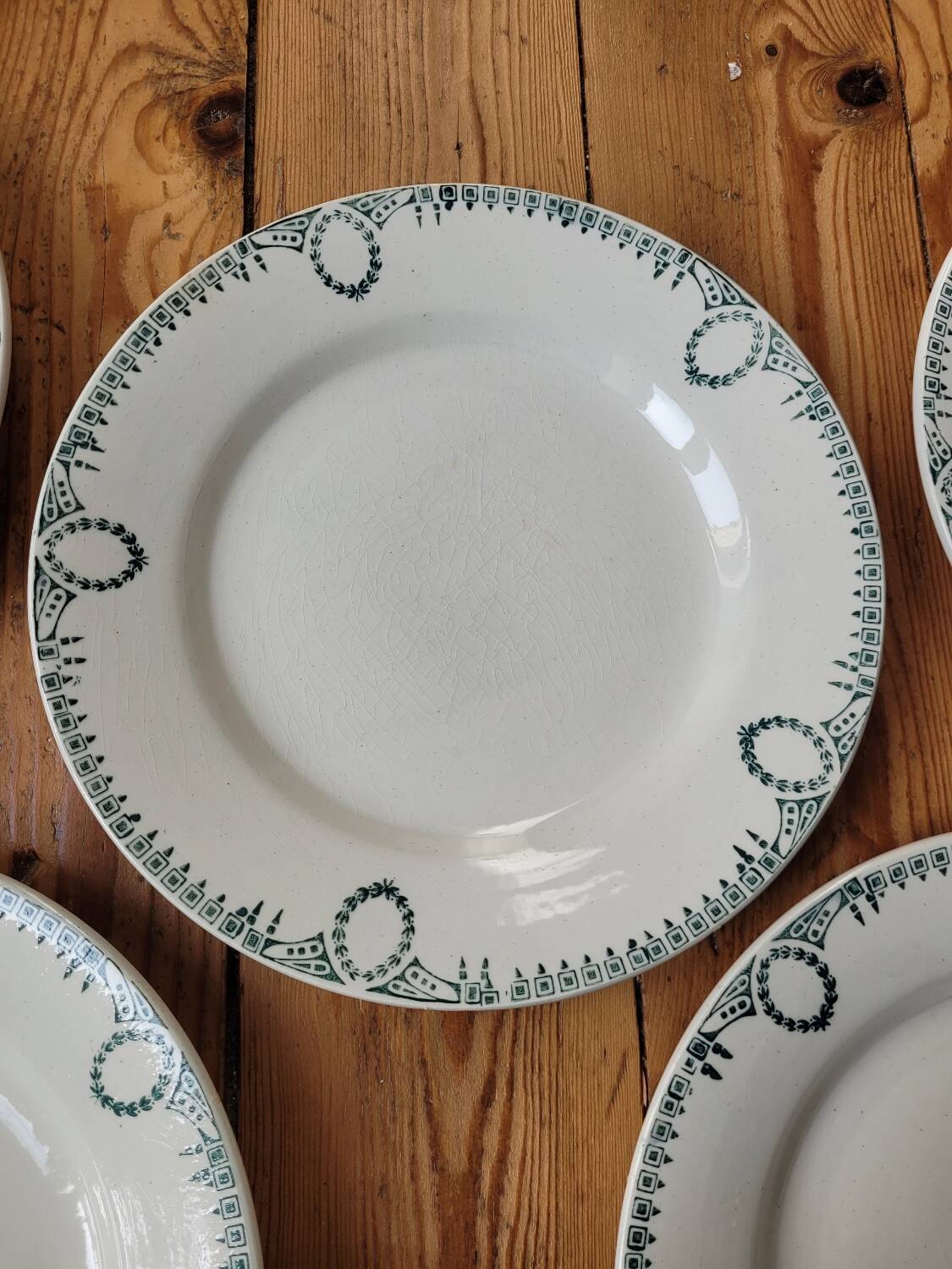 Set 6 soup plates and 6 flat plates n°418 ceranord