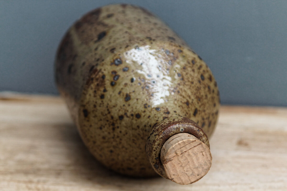 Bottle in pyrity sandstone