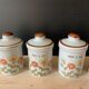 5 vintage spice pots