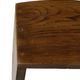 Vintage wooden wall shelve rack bookshelf in oak wood minimalist