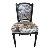 Corner chair Louis XVI - traditional upholstery