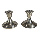 Paire de bougeoirs en argent 925 Americain