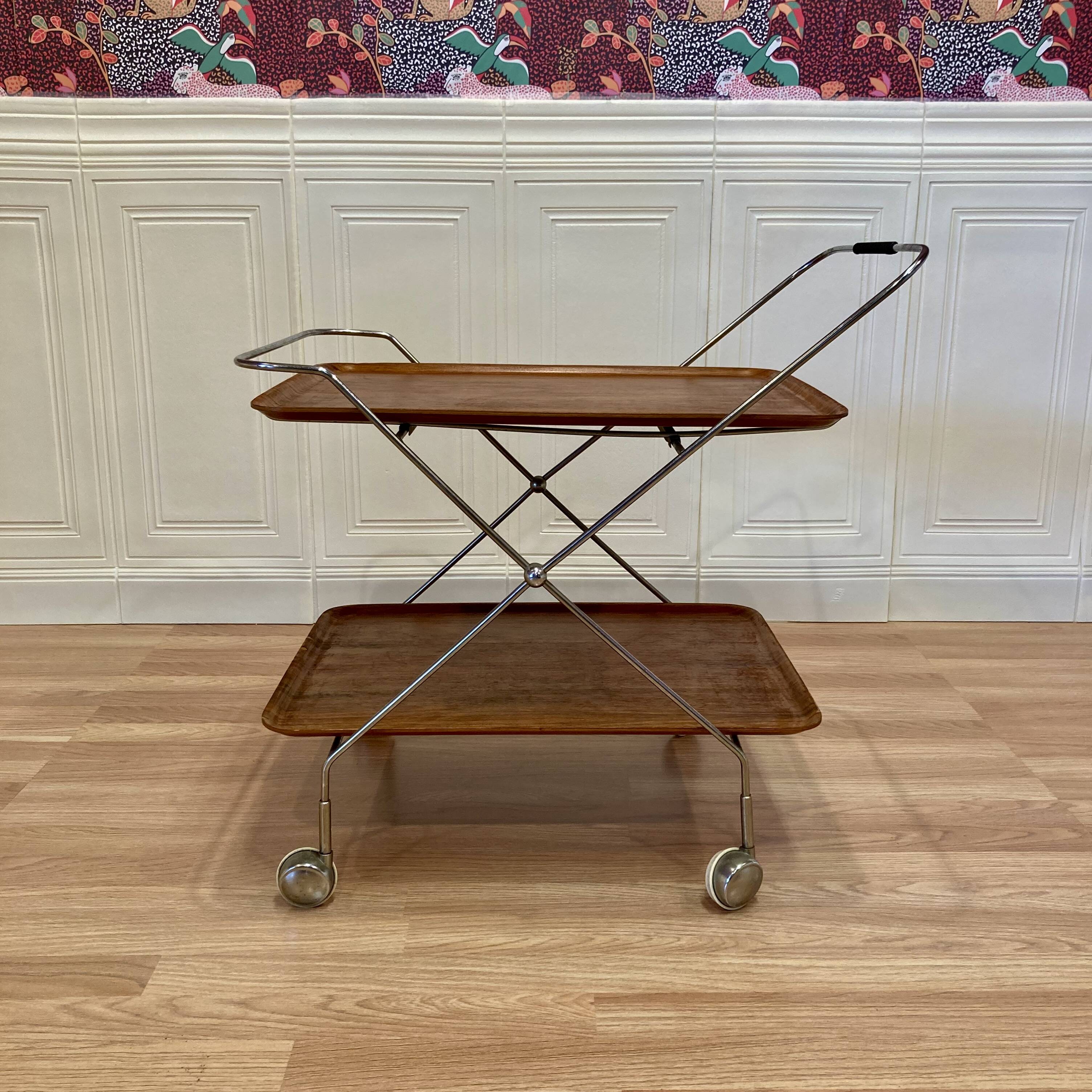 Modular dessert table "Scandinavian design Paul Nagel" 1950.