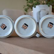3 vintage Tognana cups