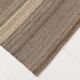 Striped Pattern Brown Vintage Kilim Rug, 225x309Cm
