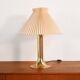 Danish HEMI table lamp from the 1960s with gilded metal structure and ivory