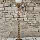 Lampadaire bois touné  Art Déco 1960
