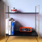 1960s metal string wall shelf.