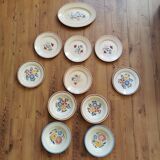 Lot of old plates