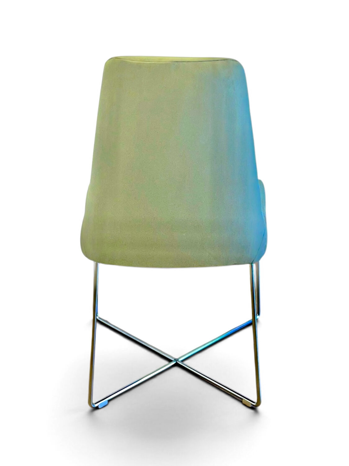 Chaises design Ligne Roset - So par Soda design - velours vert ni