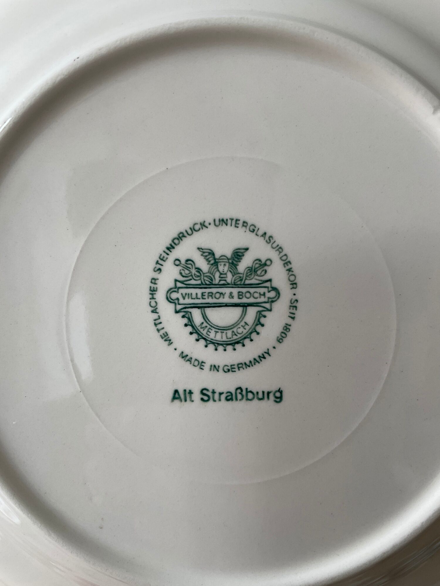 Set of 8 dessert plates Villeroy and Boch vieux Strasbourg