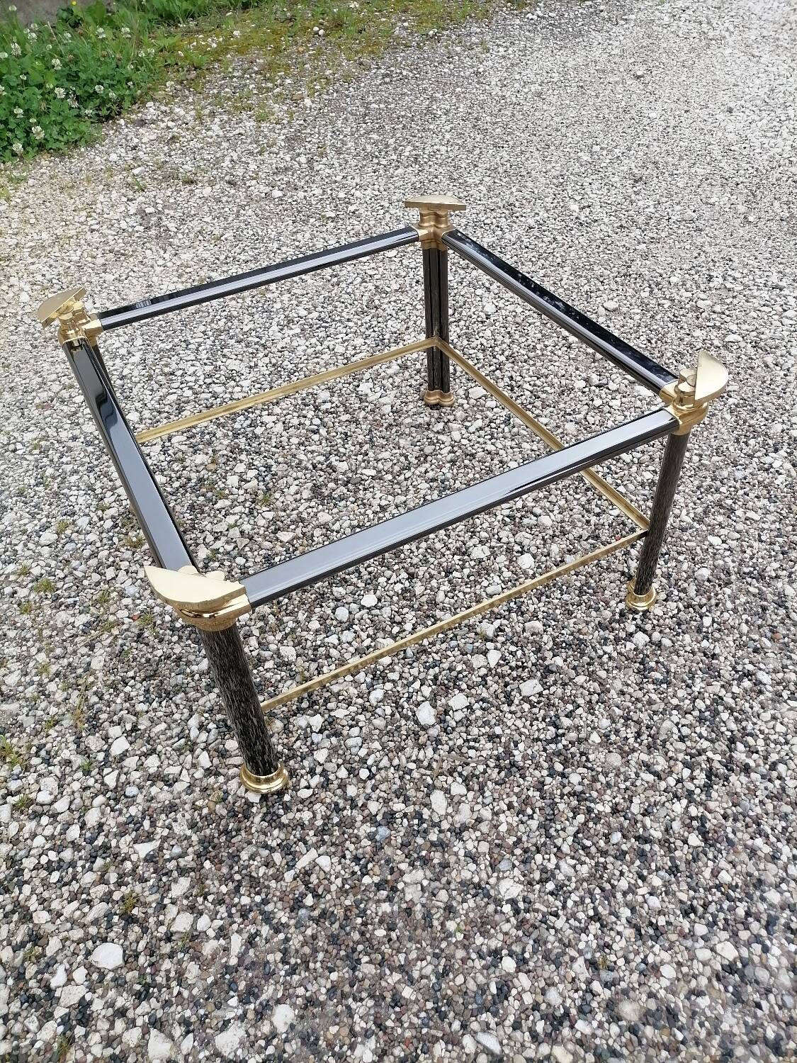 Square vintage coffee table.