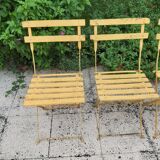 4 folding chairs 50s