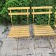 4 folding chairs 50s