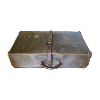 Vulcanized fiber 1910 suitcase