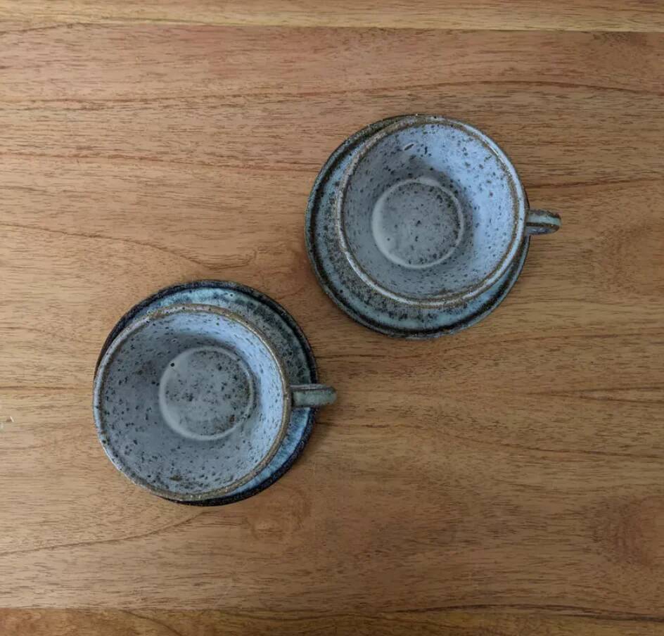 Pair of ceramic cups
