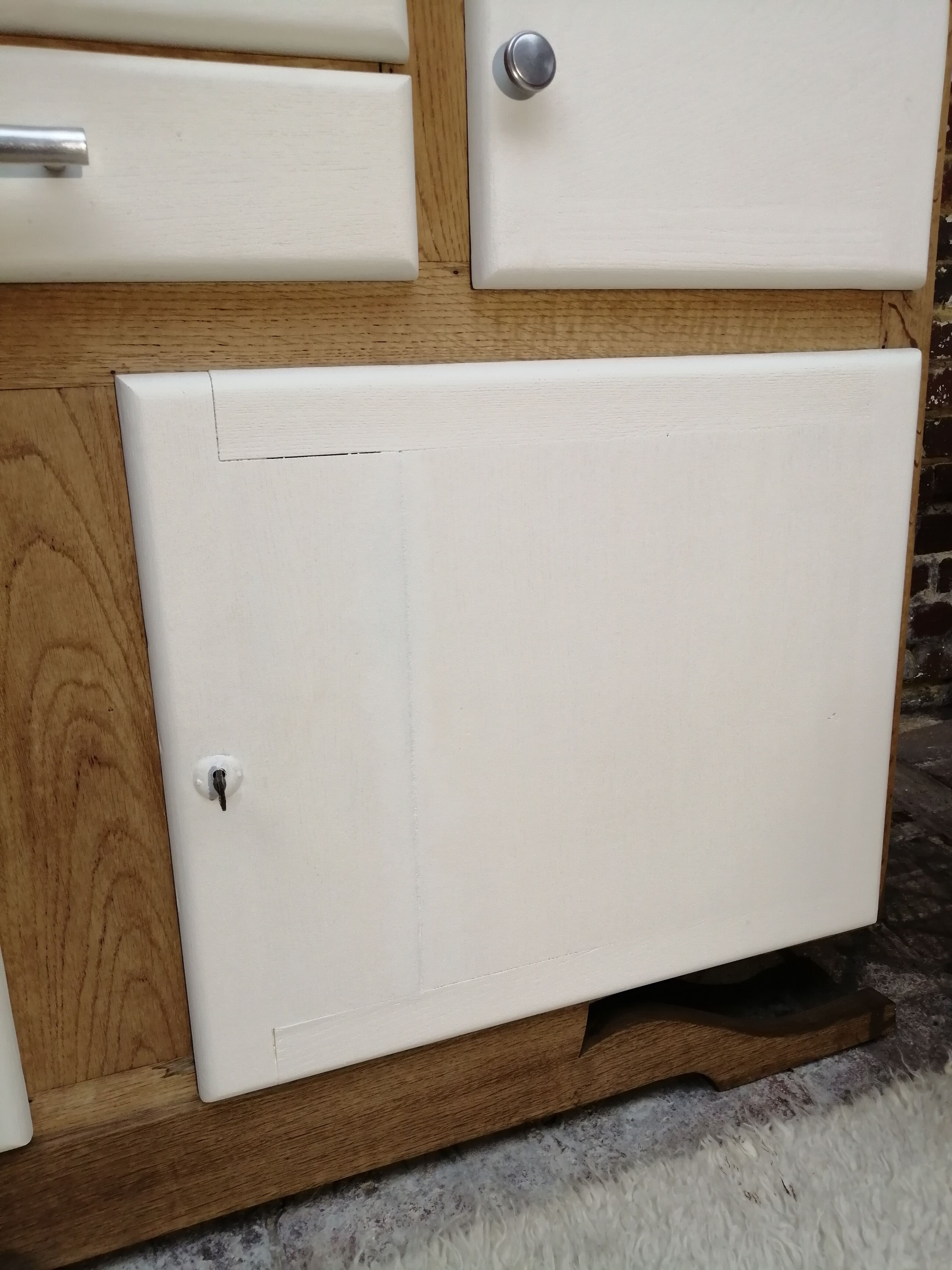 Buffet mado brushed oak and vintage cream