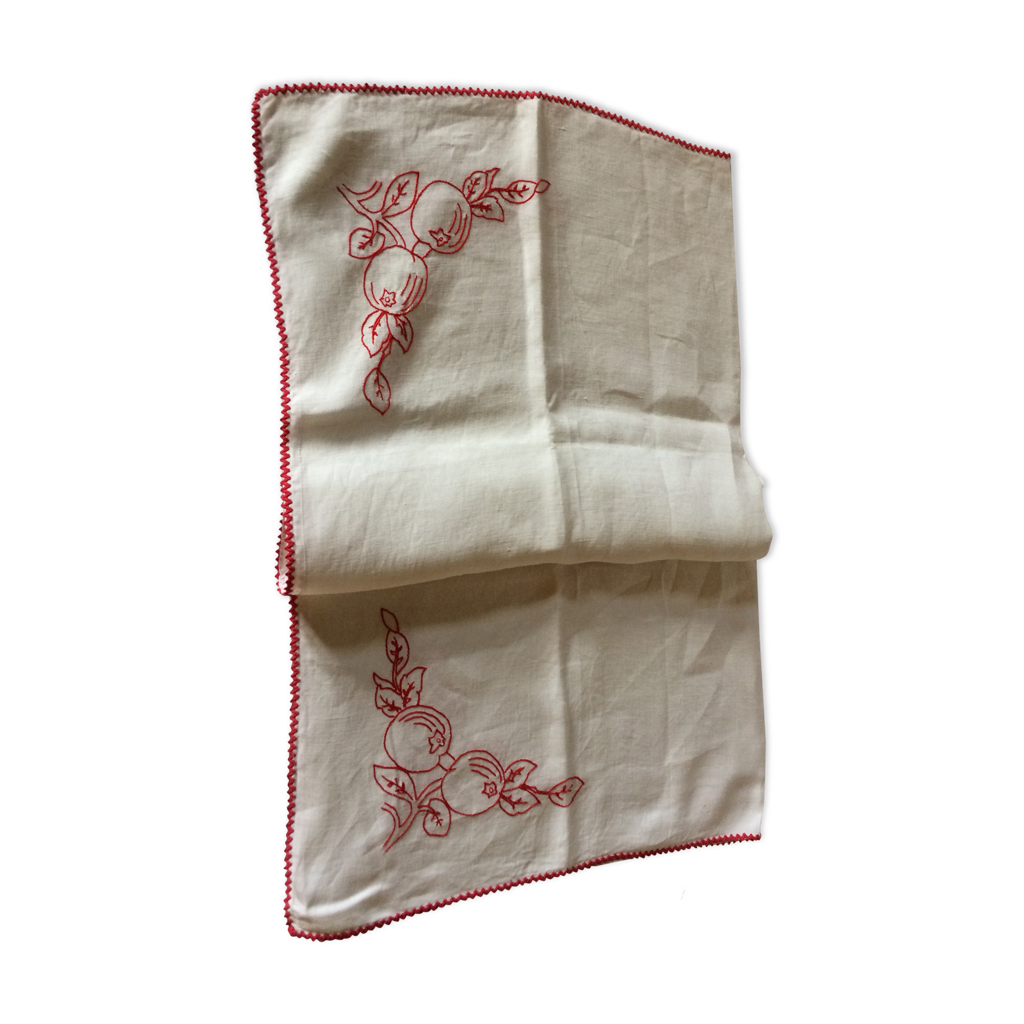 Nappe ancienne lin d'occasion