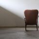 Vintage mid-century lounge chair Danish style of Arctander or Henry Schubell