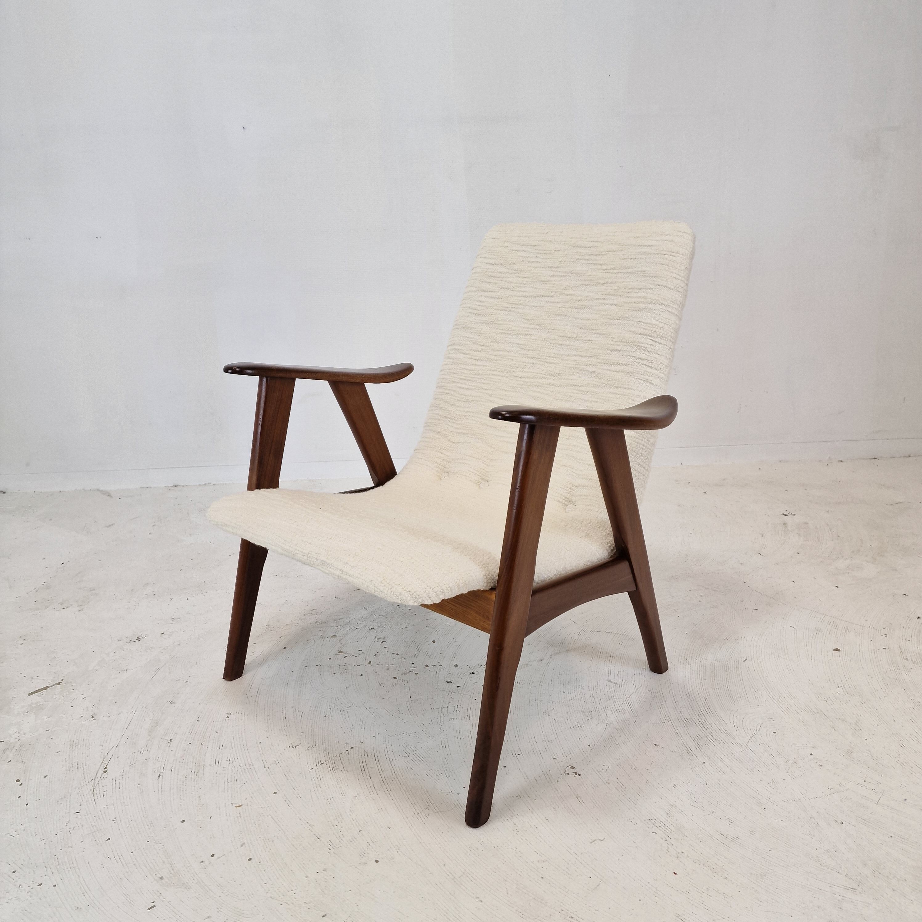 Teak Wébé Armchair by Louis Van Teeffelen, 1960s