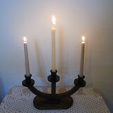 Wooden chandelier 3 branches