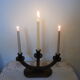 Wooden chandelier 3 branches